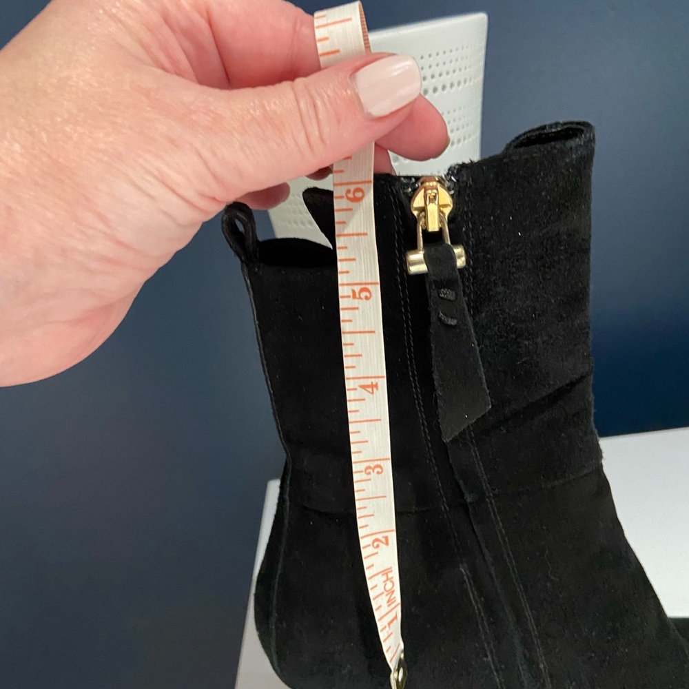 Black suede boots size 37 - Picture 9 of 11